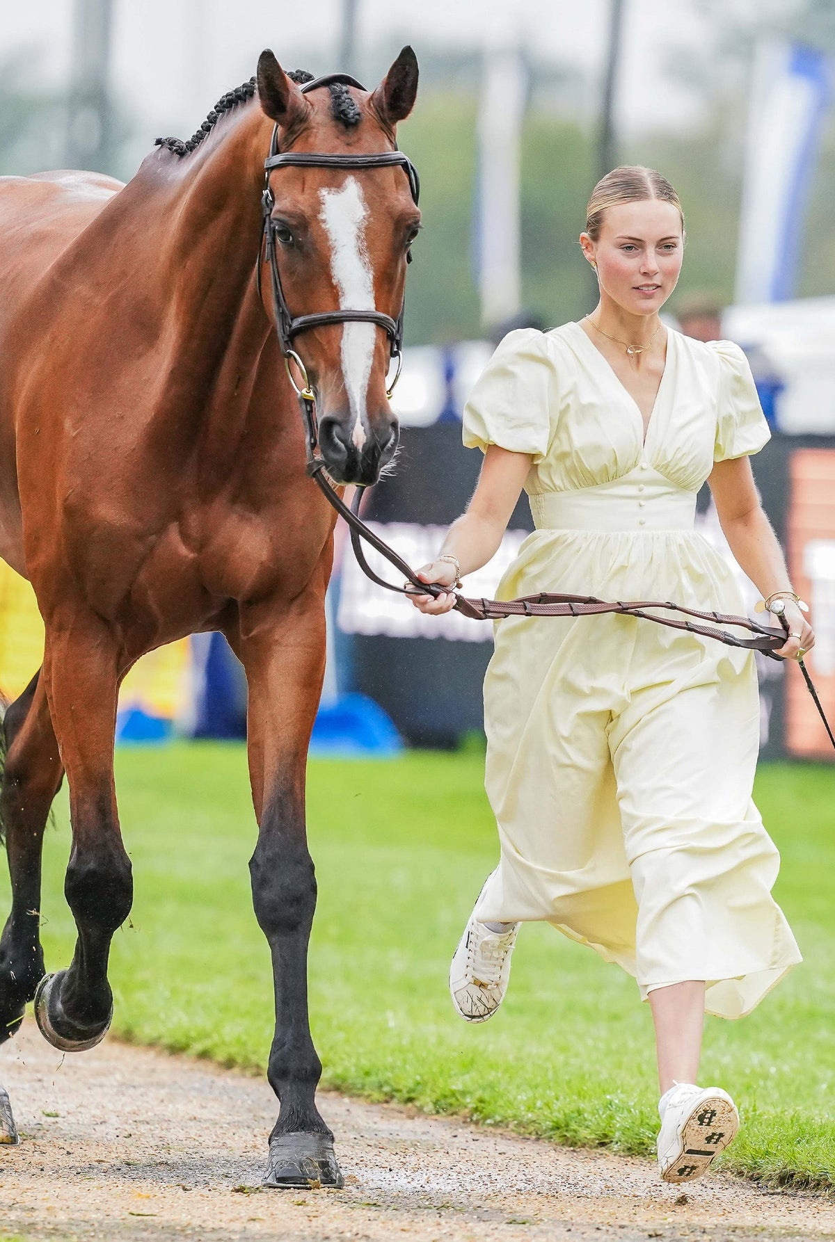 Cassie Sanger's Burghley Trot Up Look 2
