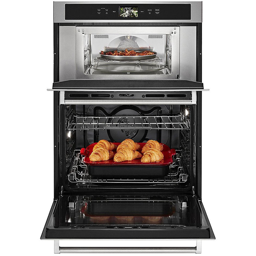 30" Built-in Double Smart Self-Cleaning Wall Oven - Stainless Steel