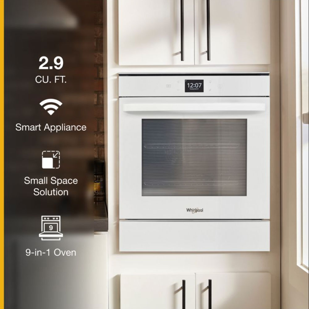 24" Convection Wall Oven - White