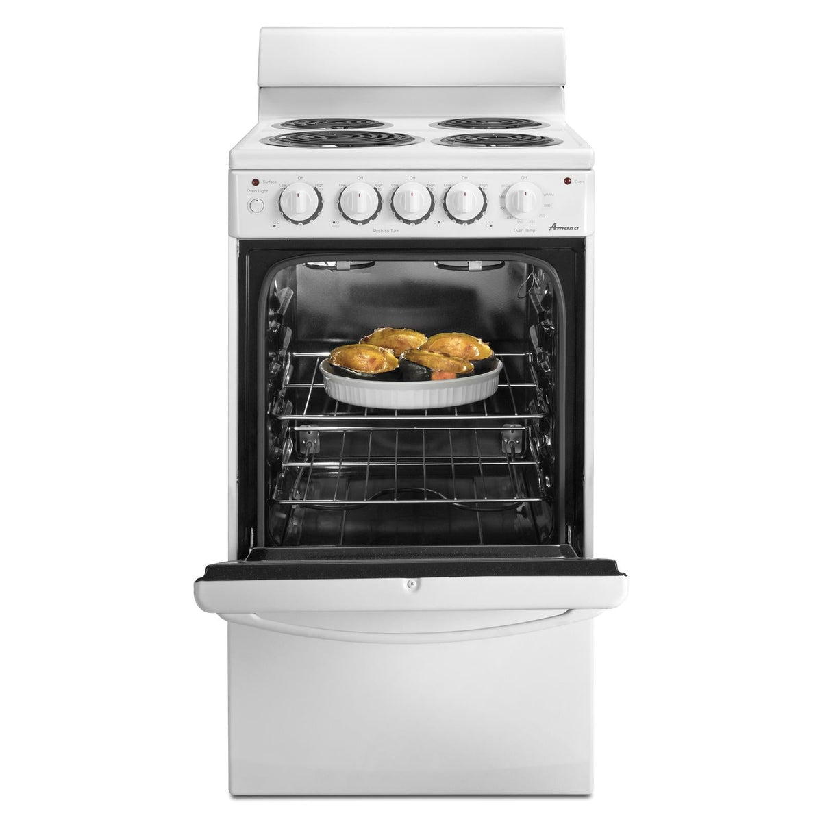 2.6 CuFt Freestanding Electric Range in White