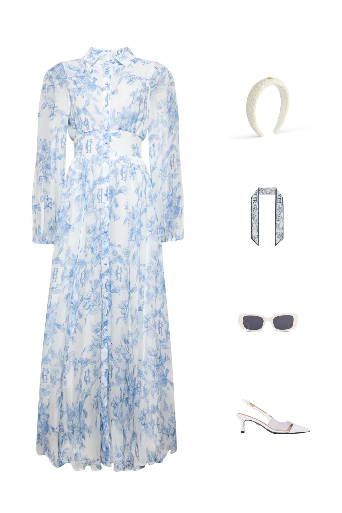 Cassie Sanger’s Badminton Trot Up 1 Paros Dress Look