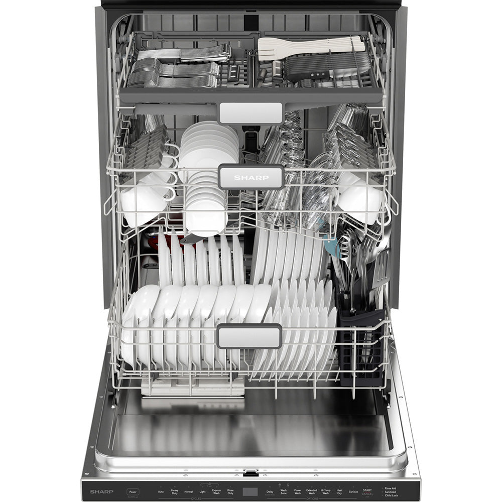 47 dBA Top Control Dishwasher in Stainless Steel
