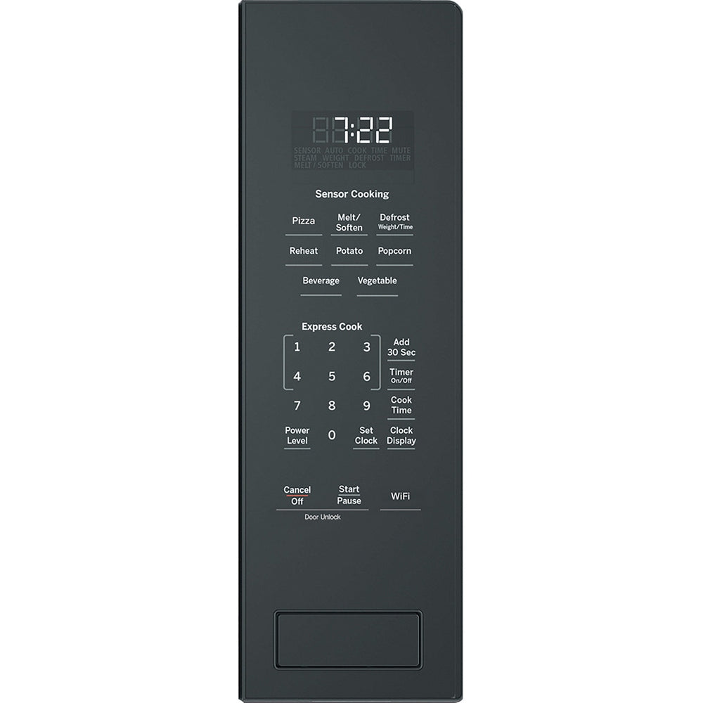 2.2 CuFt Built-In Sensor Countertop Microwave in Black