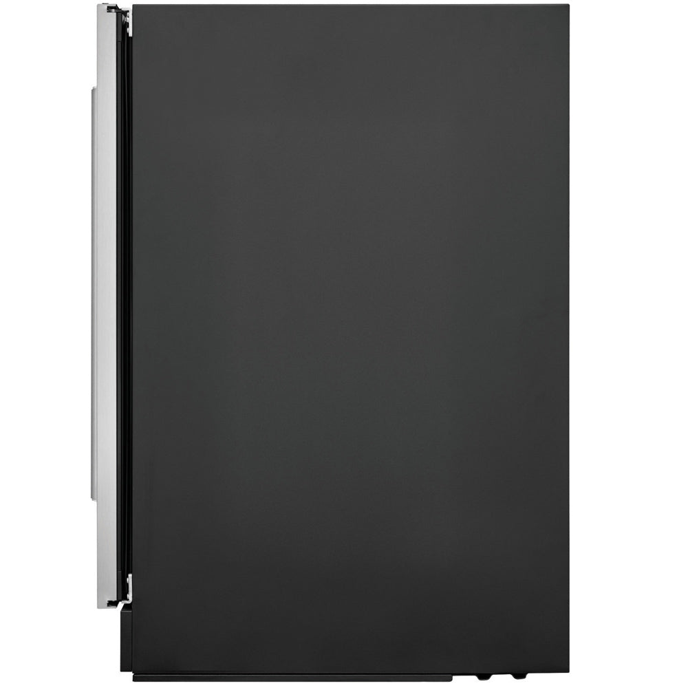24" 41-Bottle Under-Counter Wine Cooler in Stainless Steel with Premium Wide-Slat Walnut ShelvingRefrigerators