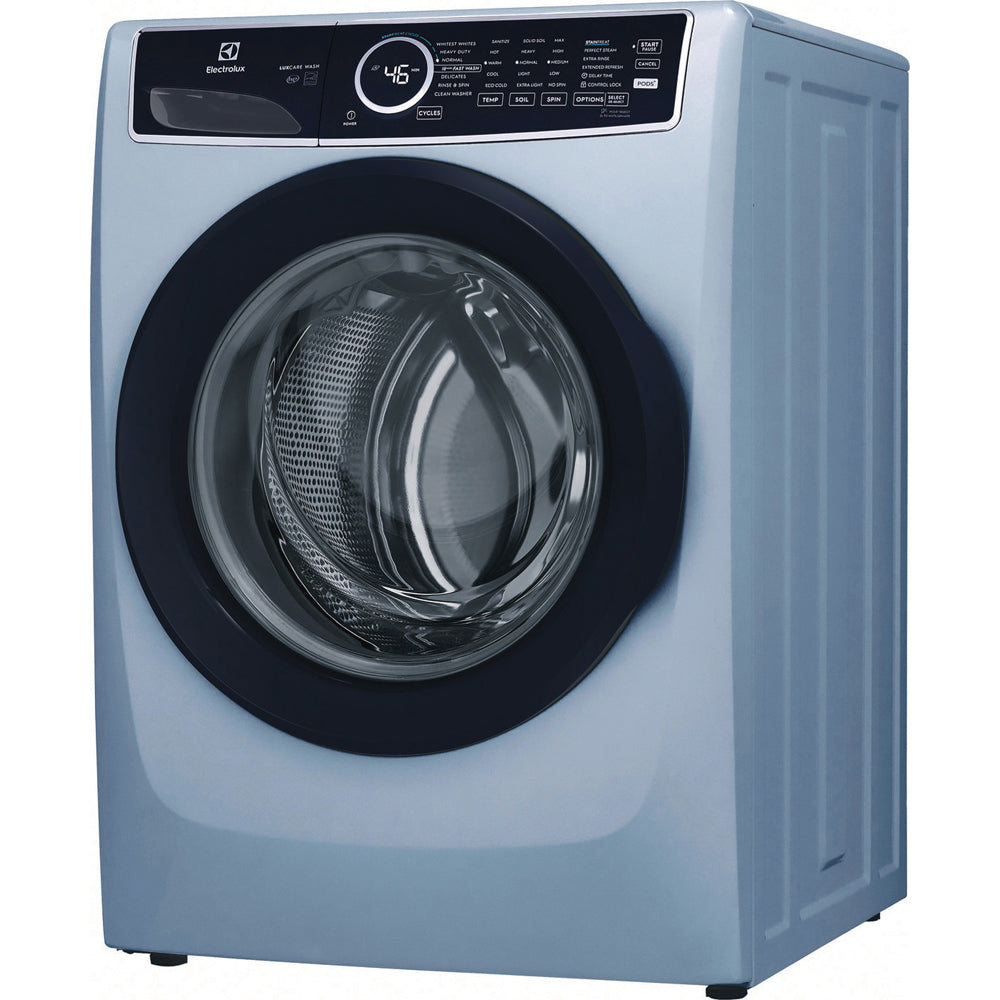 4.5 Cu Ft Perfect Steam Sanitize Front Loa Perfect Steam™ Washer with LuxCare® Wash - Glacier Blue
