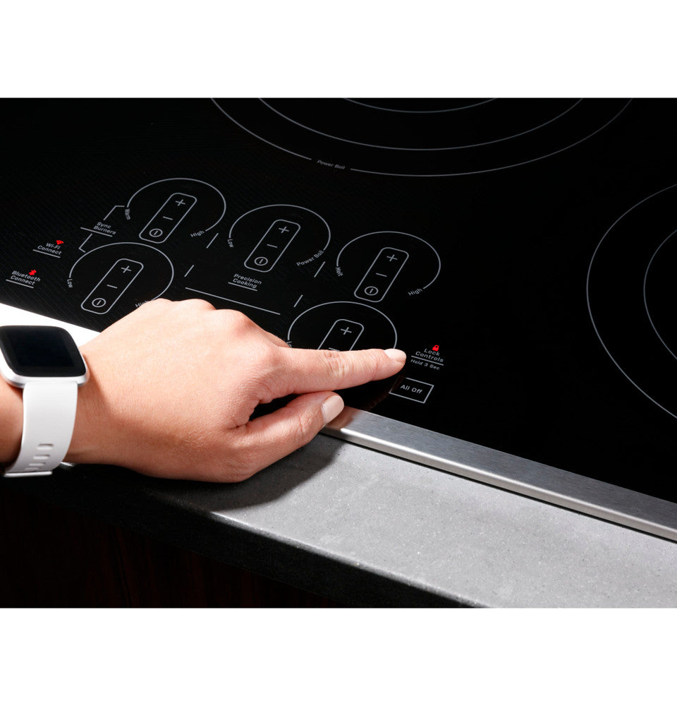 36" 5-Element Electric Cooktop in Black with Guided Cooking
