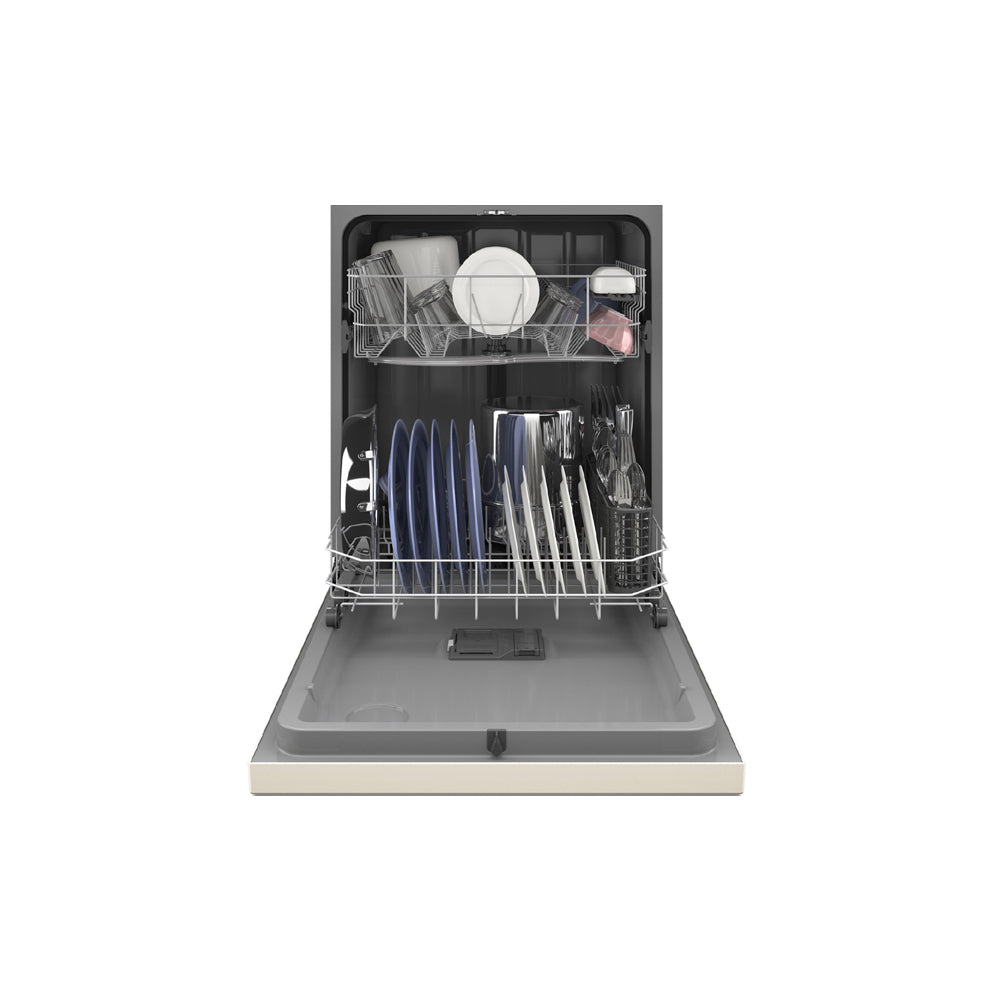 55 dBA Steam Front Control Dry Boost Dishwasher With Steam In Bisque