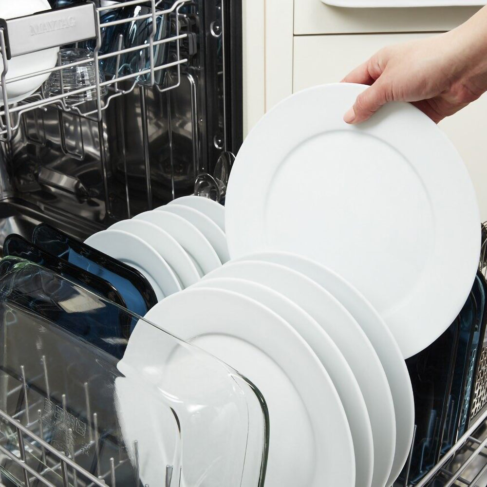 50 dBA Front Control Dual Power Filtration Dishwasher in Stainless Steel