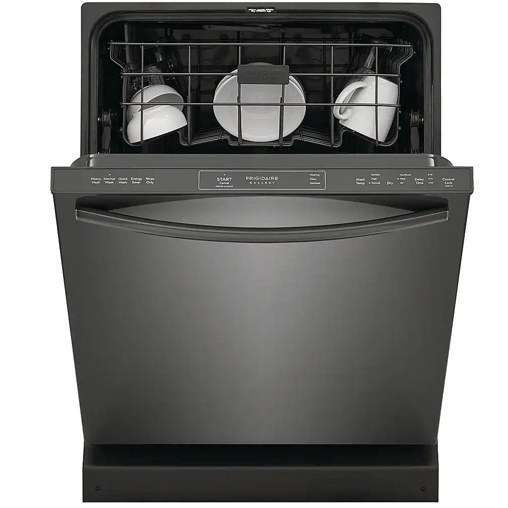 52 dBA Built-In Dishwasher in Black Stainless Steel
