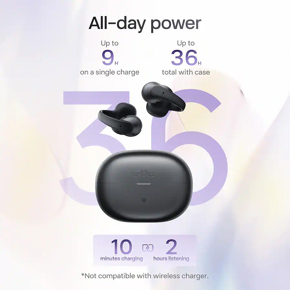 OpenDots Air True Wireless Black Earbuds