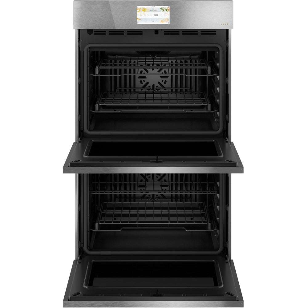 30" Smart Built-In Convection Double Wall Oven in Platinum Glass
