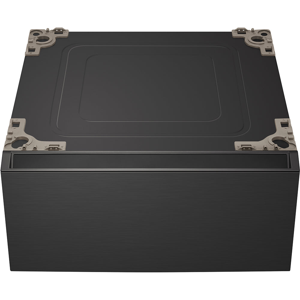 29" Laundry Pedestal - Brushed Black Steel