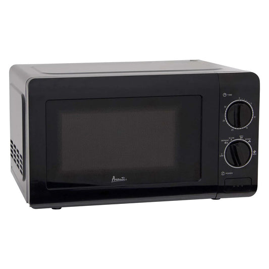 0.7 Cu-Ft 700 Watt Countertop Microwave Oven Black