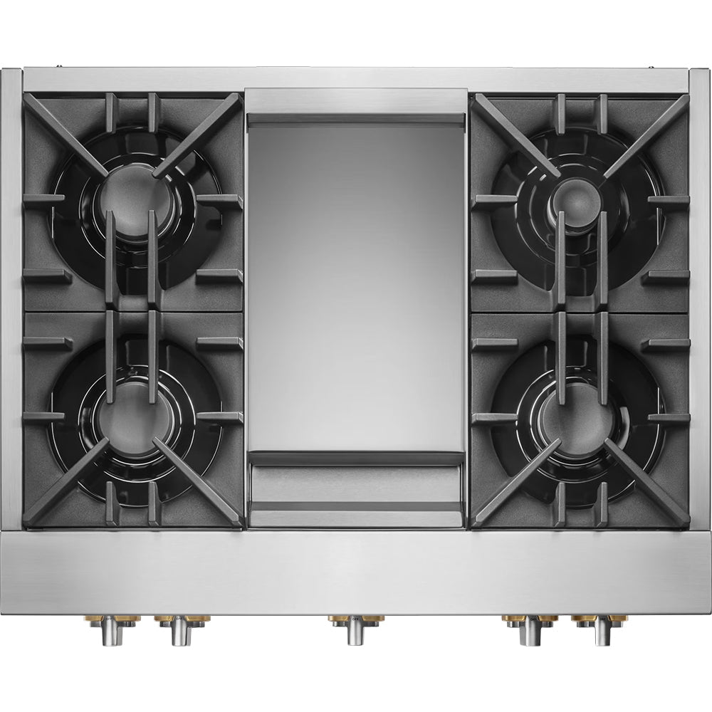 5.1 CuFt RISE™ Dual-Fuel Professional Range in Stainless Steel