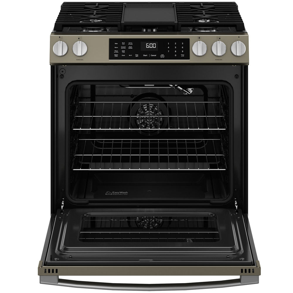 5.3 Cu Ft 30" Wide Slide-In Convection Gas Range with No Preheat Air Fry