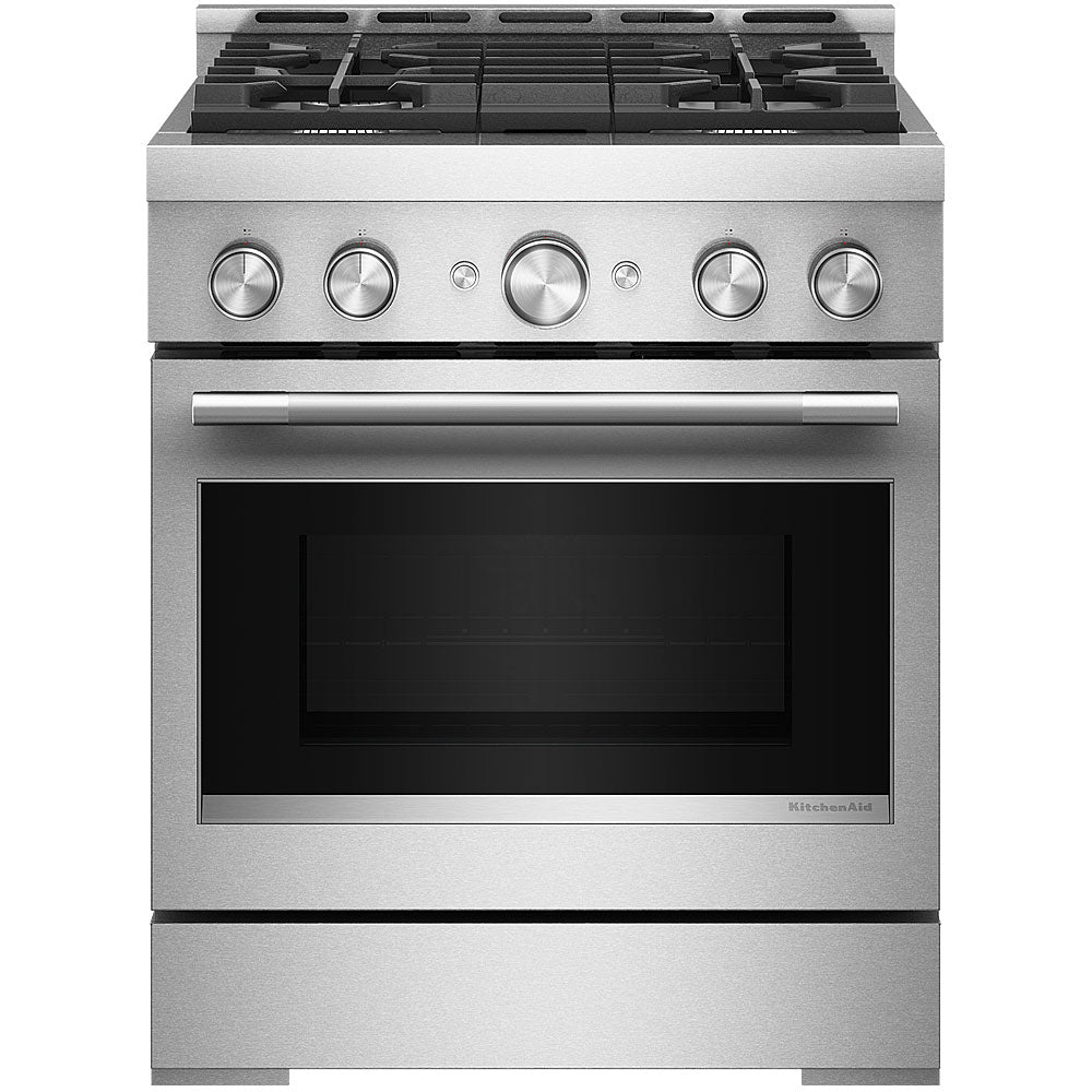 4.1 Cu. Ft. 30" 4 Burner Commercial-Style True Convection Gas Range