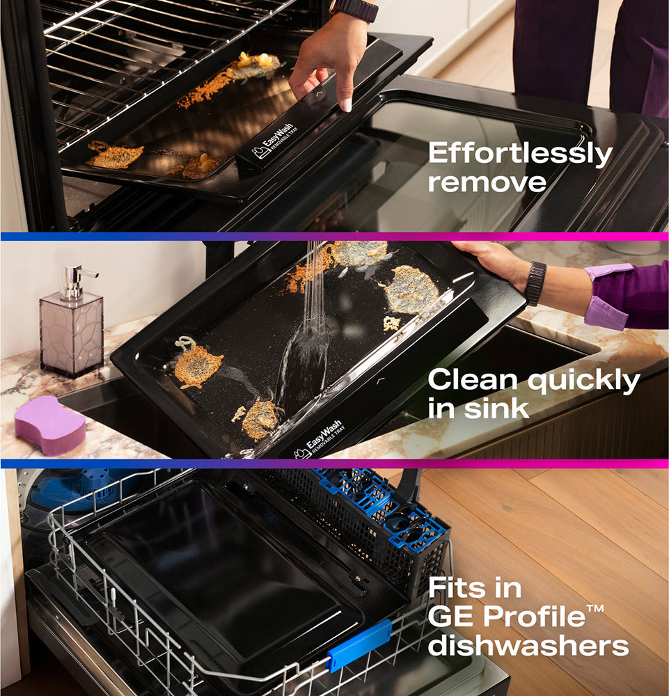 5.3 CuFt Smart Freestanding Convection Gas Range in Stainless Steel with No Preheat Air Fry and EasyWash™ Oven Tray