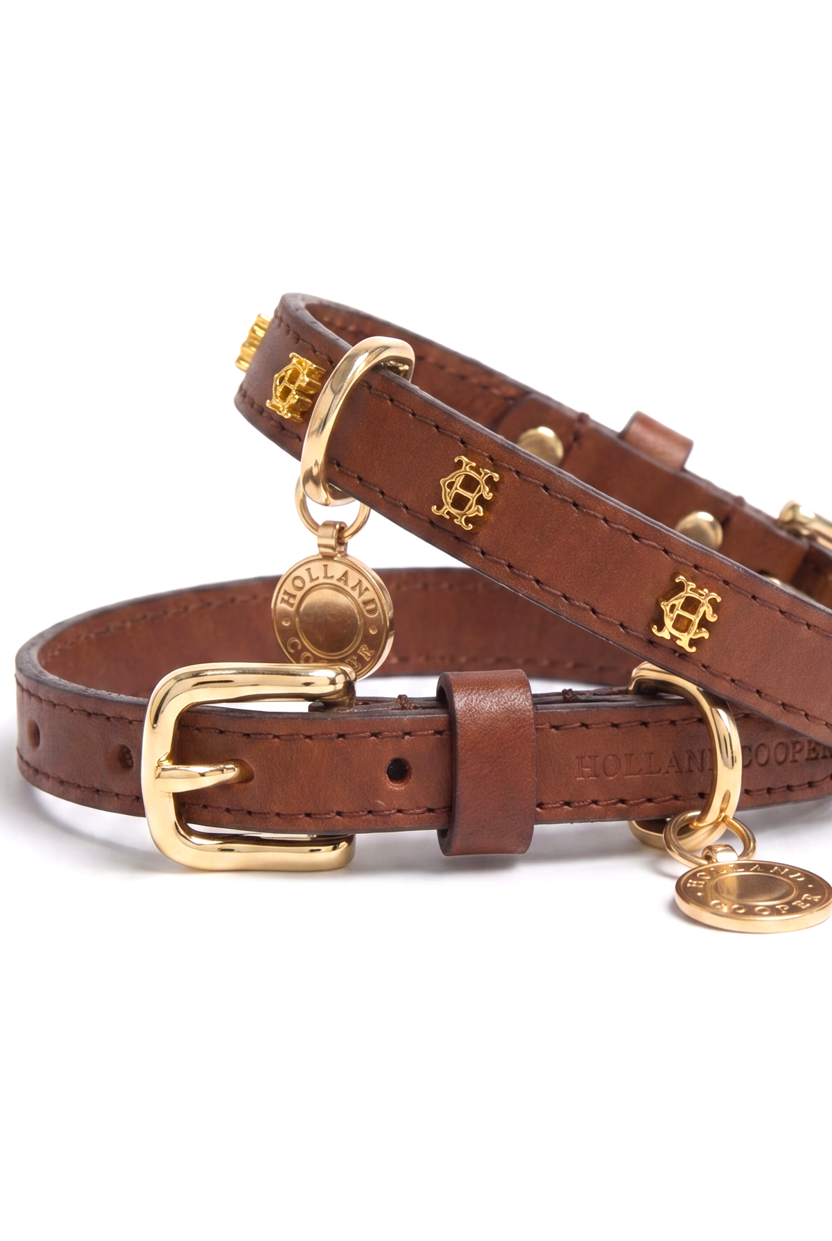Heraldic HC Dog Collar (Tan)