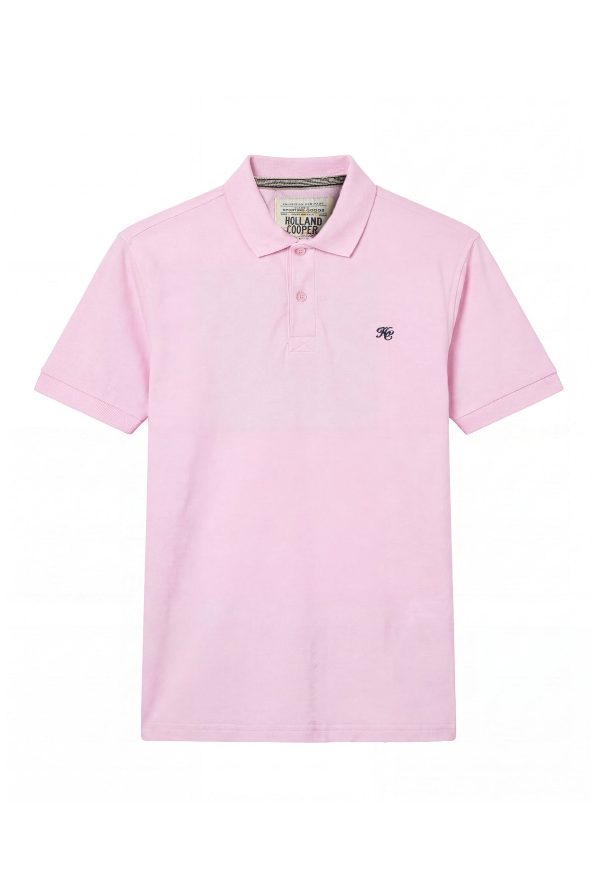Men's Classic Short Sleeve Polo Shirt (Pink)