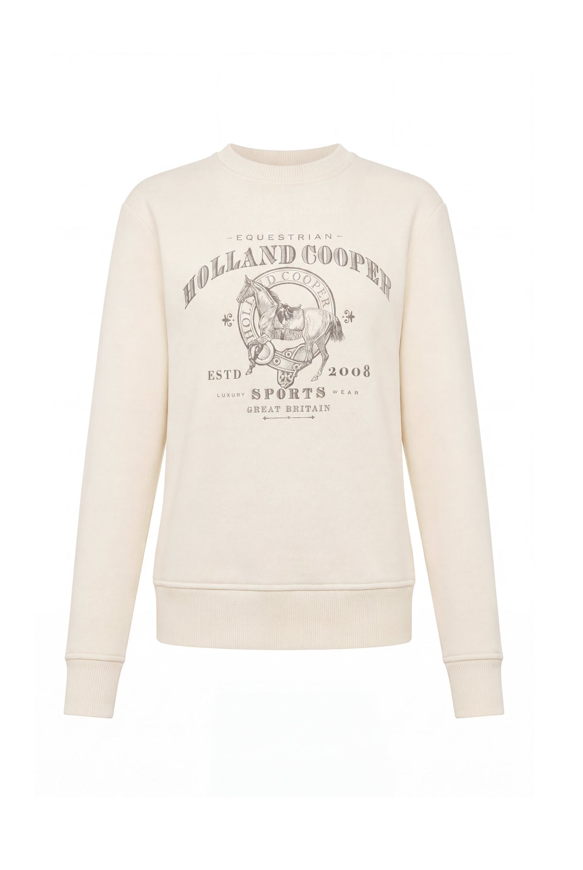 Appaloosa Crew Neck Sweat (Ecru)