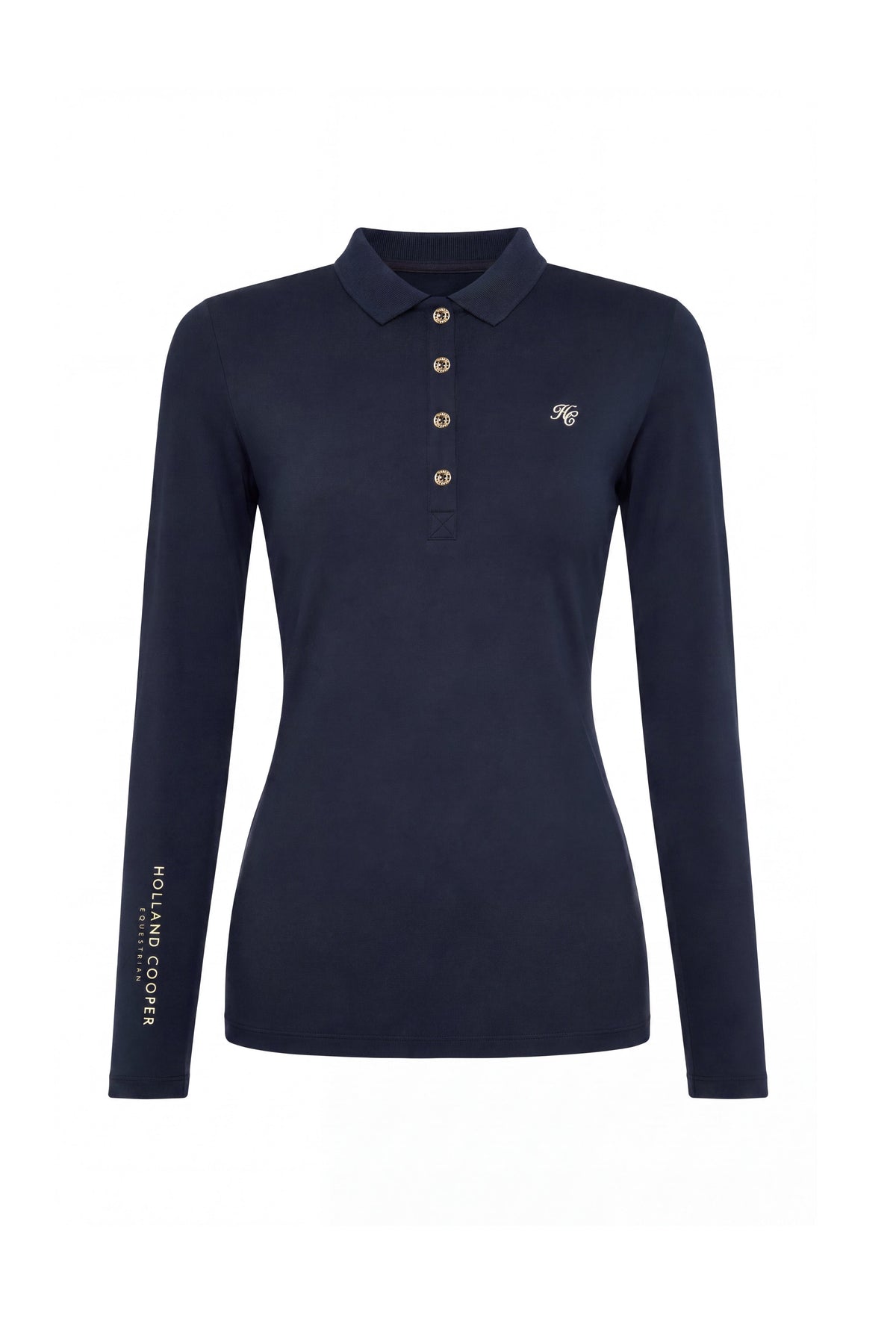 Chiltern Long Sleeve Polo Shirt (Ink Navy)