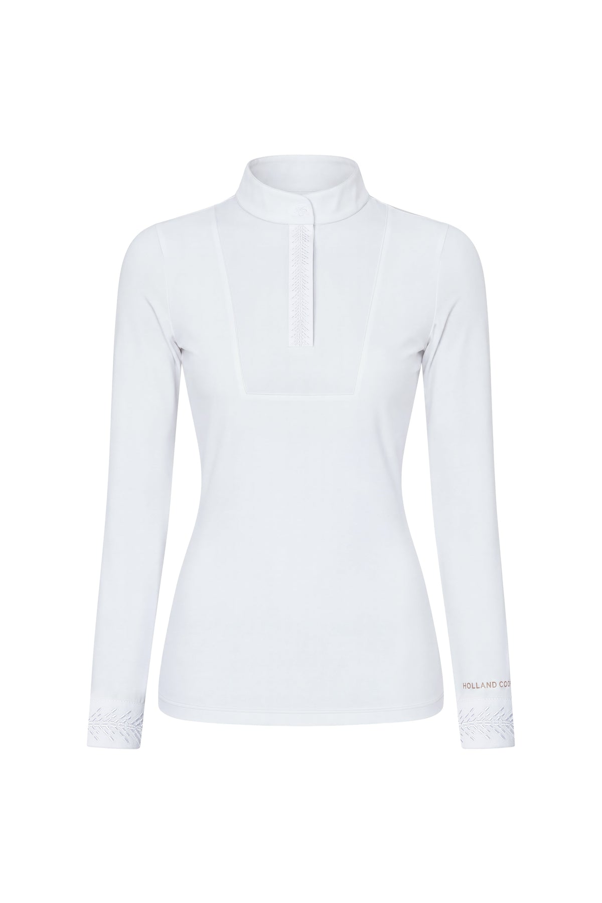 Gatcombe Long Sleeve Show Shirt (White)