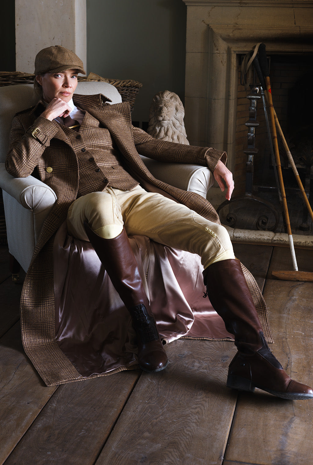 Jodie's Tawny Tweed Suit