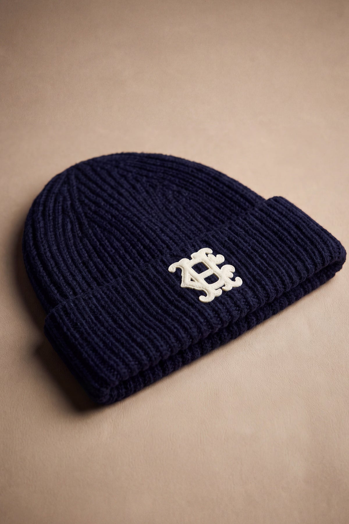 Heraldic Beanie (Dark Navy)