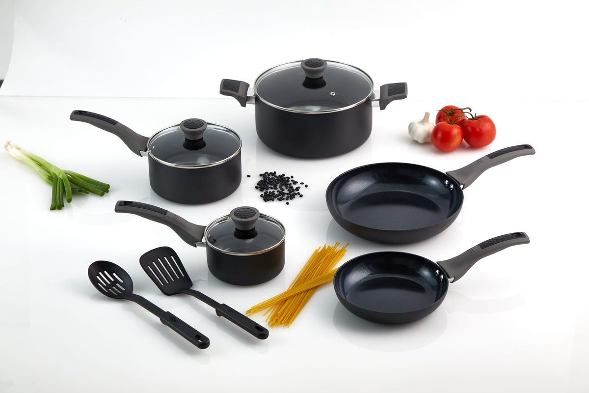 MR 10pc Gag 2.0 Cookware Set /Bk Ceramic & S Touch Handles