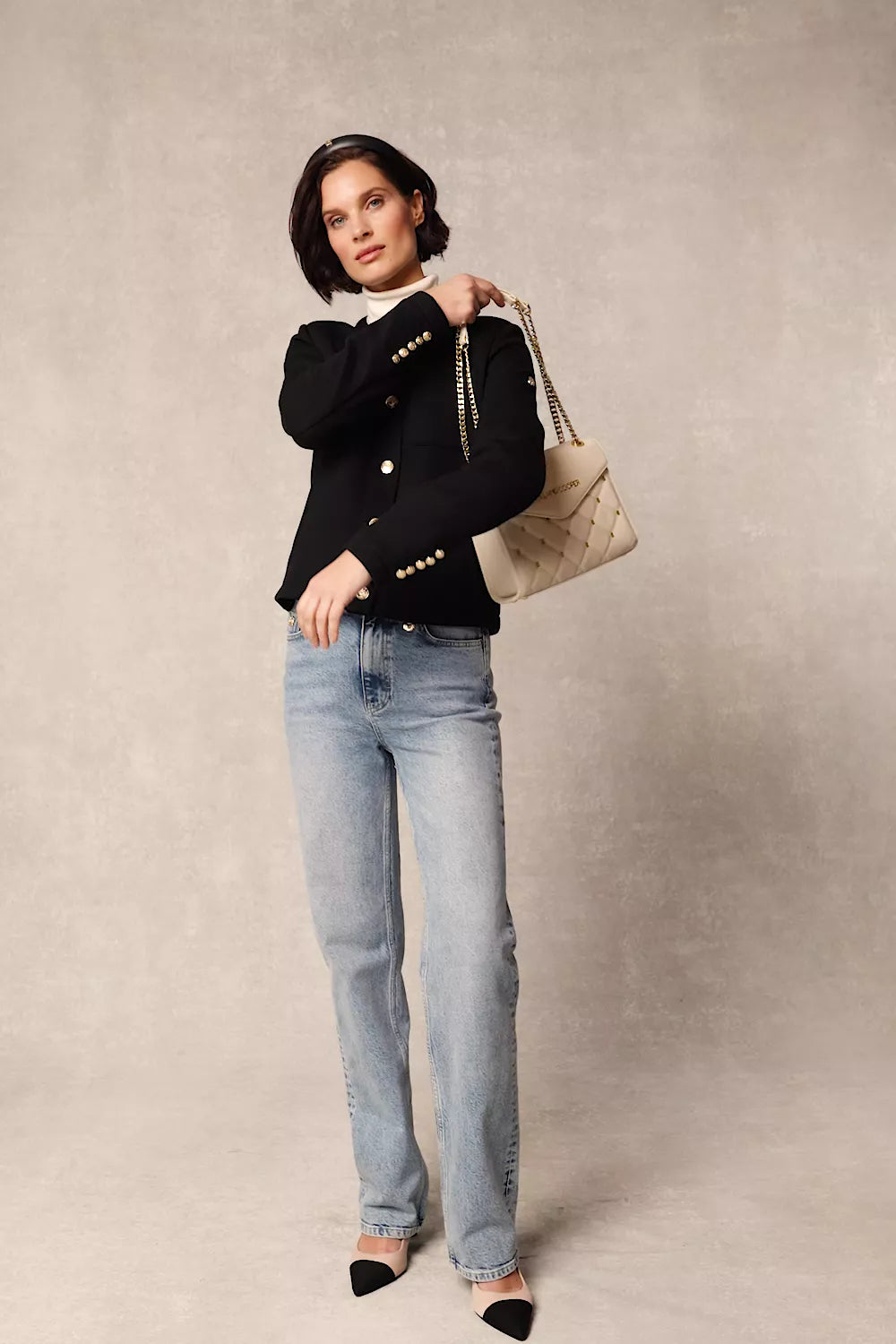 Chloe Jersey Jacket (Black)