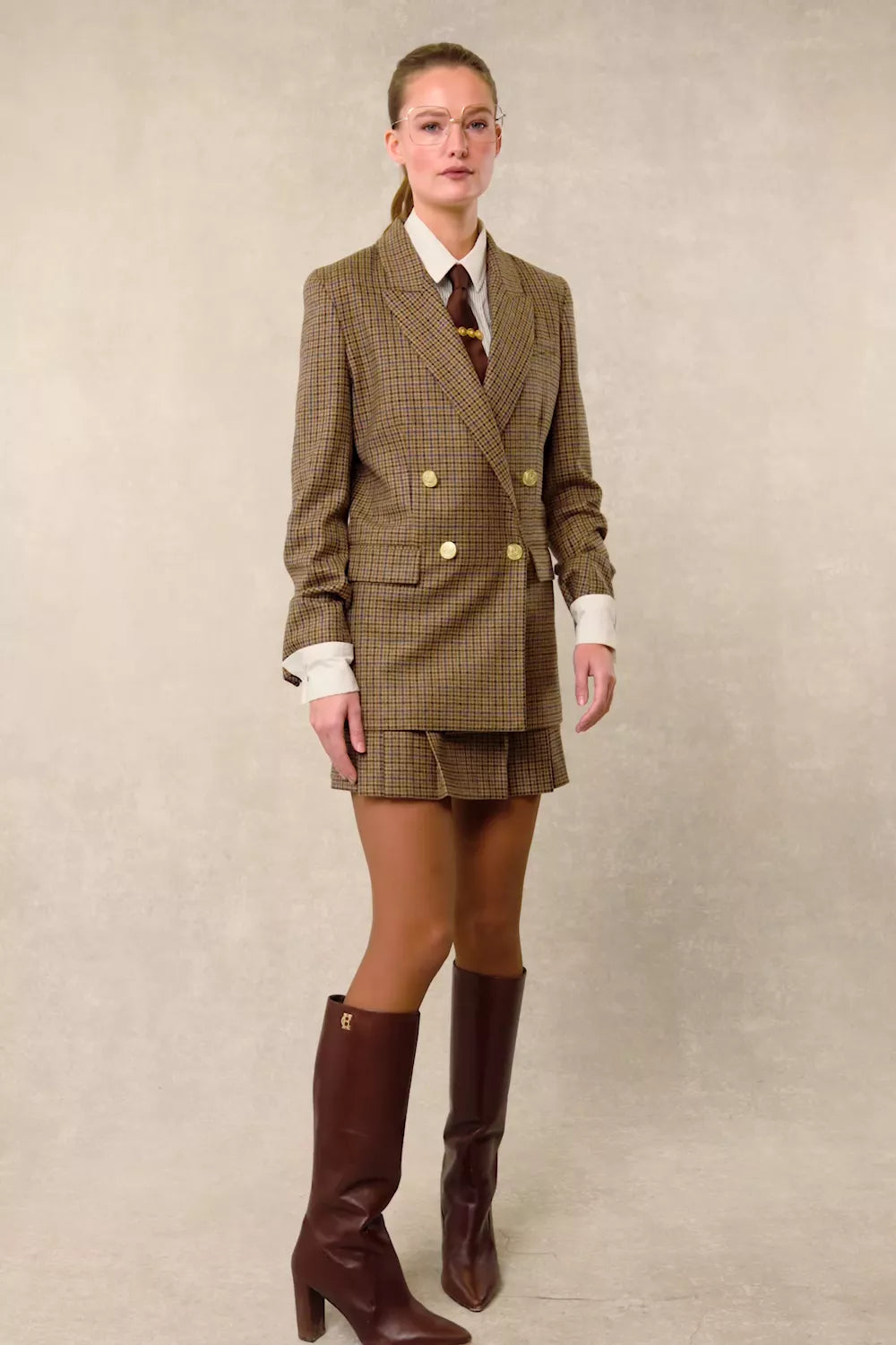 Belgravia Blazer (Abbot Check Tweed)