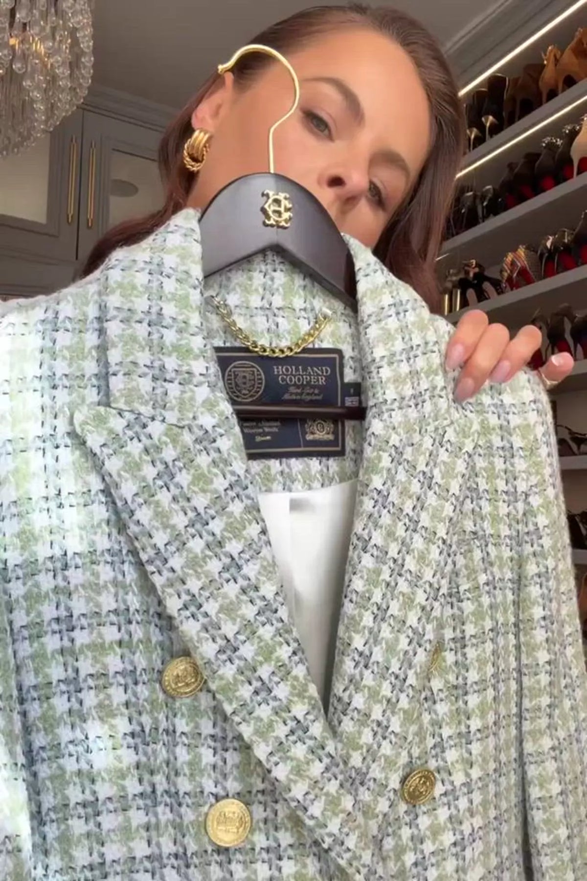 Knightsbridge Blazer (Darwin Green Boucle)