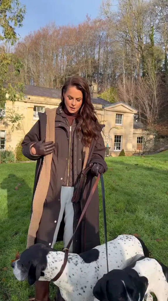 The Layered Waterproof Coat Look