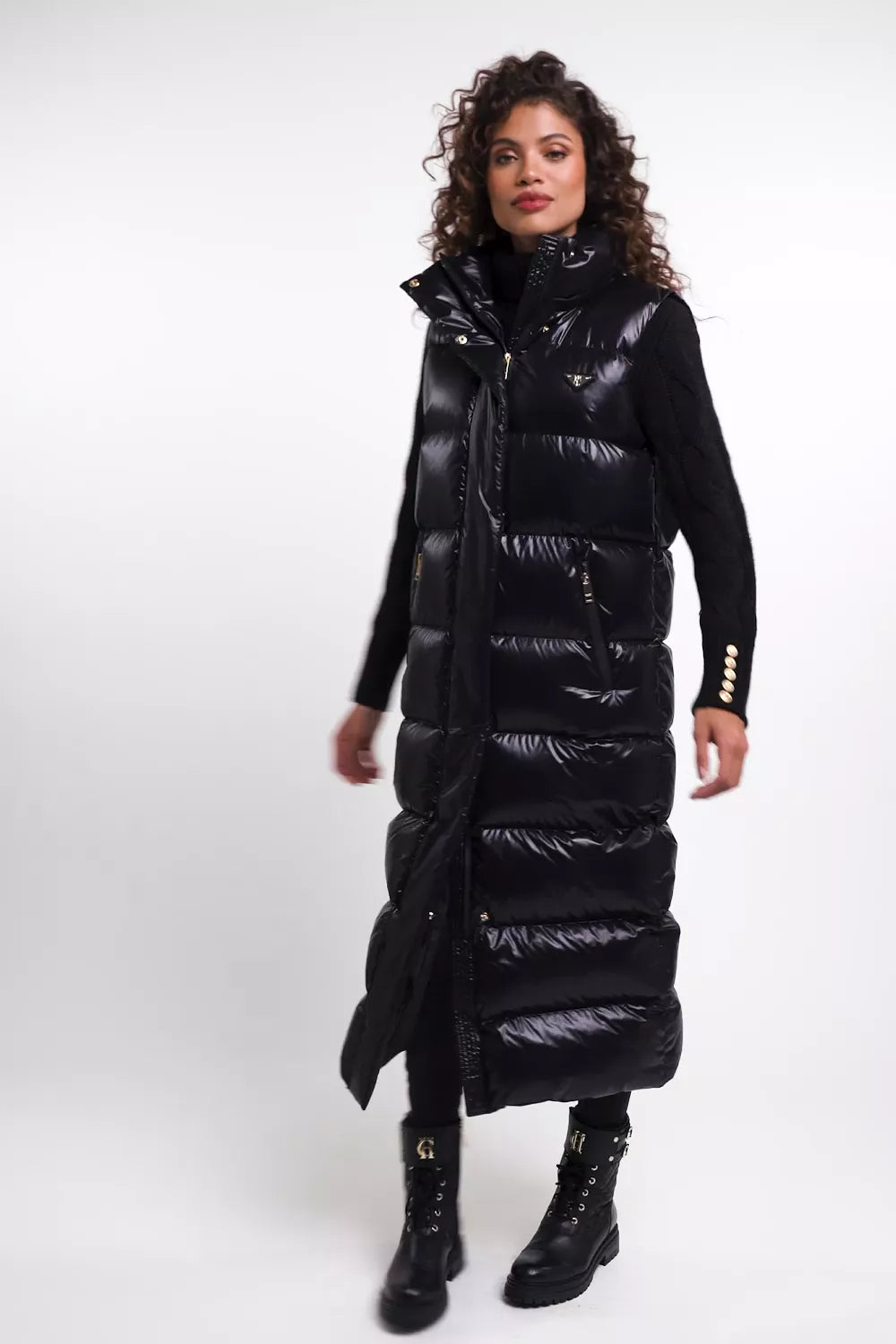 Crawford Longline Gilet (Black)